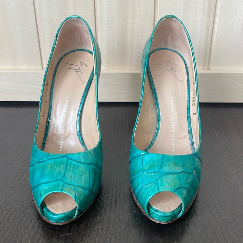 Giuseppe Zanotti peep toe high heel sandals